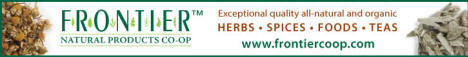 Exceptional quality, all-natural and organic herbs, spices, foods and teas from Frontier